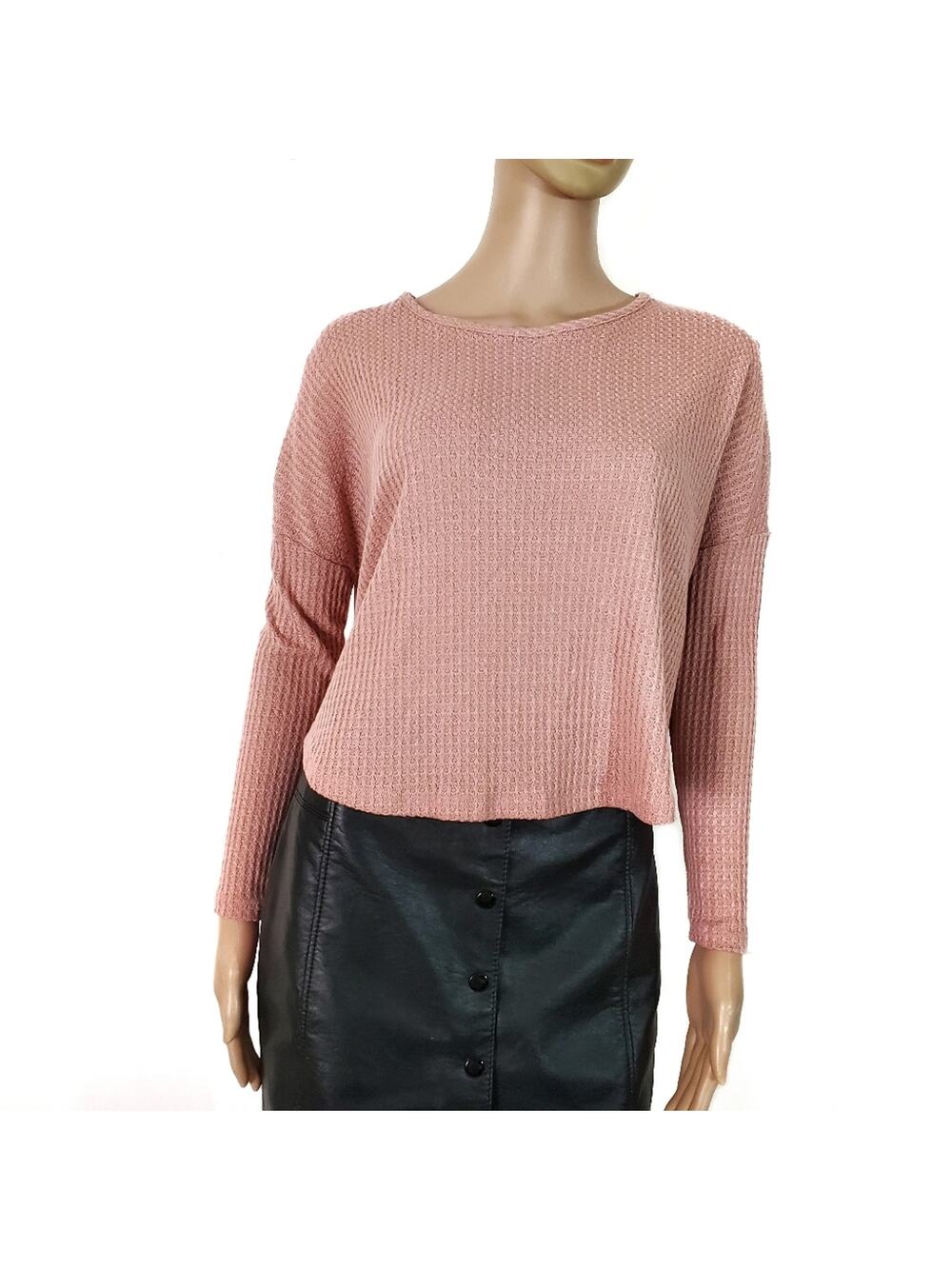 Paper Crane | Soft Waffle Knit Crop Top
